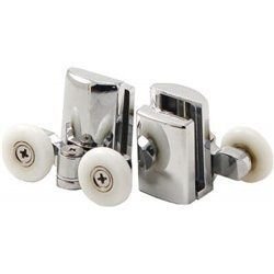 Ersatzteile-Deante Badezimmer Duschkabinen - Kabinen- und Türenzubehör - Doppelte untere Rollen für 65 mm Glas, FI 23 mm (XKCO1RC05)