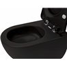 Deante Peonia Bad Toilettenschüssel Wc-Schüssel, Mit Deckel, Spülrandlos-Nero