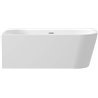 Deante Silia Bad Badewannen Acryl-Badewanne, Eck-/Freistehend, Aznahl Der Öffnungen - 150 Cm-Weiss