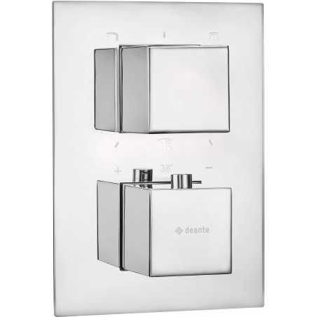 Deante BOX Duscharmatur Unterputz Einhandmischer Thermostat, chrom Design