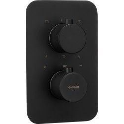 Zubehör-Deante BOX Schwarz Duscharmatur Unterputz Einhandmischer Dusche Thermostat, modernes Design