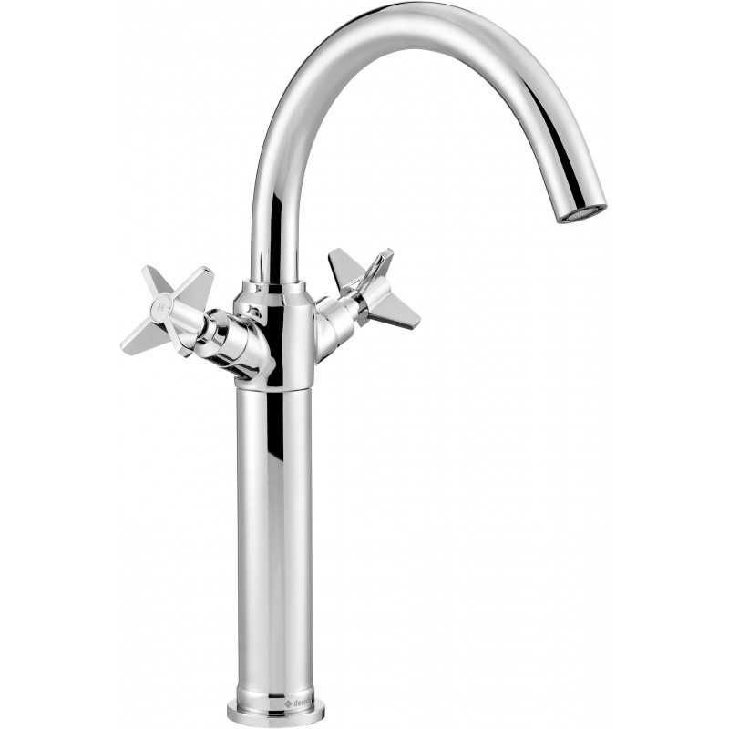 Deante Temisto Chrome Badarmaturen Wasserhahn Waschbecken Waschtischmischer