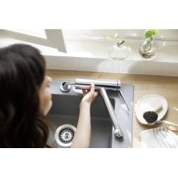 Hansgrohe S510-F450 Einbauspülbecken  Abwäschen Graphitschwarz 43312170