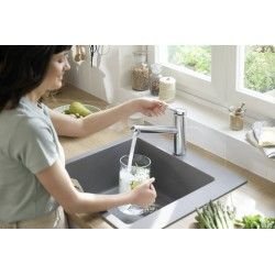 Hansgrohe S510-F450 Einbauspülbecken  Abwäschen Graphitschwarz 43312170