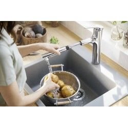 Hansgrohe S510-F450 Einbauspülbecken  Abwäschen Steingrau 43312290