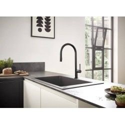 Hansgrohe S510-F660 Einbauspülbecken  Abwäschen Steingrau 43313290