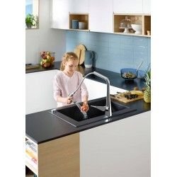 Hansgrohe S510-F660 Einbauspülbecken  Abwäschen Steingrau 43313290