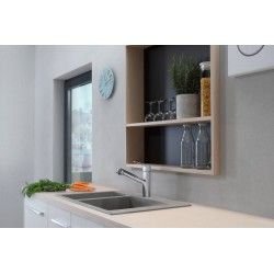 Hansgrohe S510-F635 Einbauspülbecken  Abwäschen Graphitschwarz 43315170