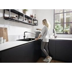 Hansgrohe S510-F635 Einbauspülbecken  Abwäschen Graphitschwarz 43315170