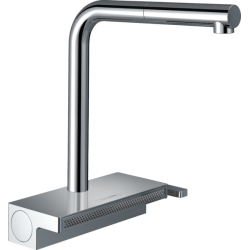 Wasserhahn Küche-Hansgrohe Einhebel-Küchenmischer Spültischmischer Aquno Select M81 SPTM 250 AZA mit sBox