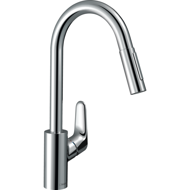 Hansgrohe Einhebel-Küchenmischer Spültischmischer mit Ausziehbrause Focus M41 SPTM 240 AZB 2j sBox Chrom 73880000