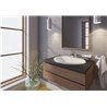 Deante Joko Badezimmer Waschbeckenarmaturen BOJ_021M mit automatischer Abfluss-Schließung und Messingkörper