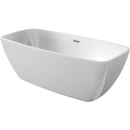 Deante Anemon Badewannen Acryl-Badewanne, freistehend, rechteckig - 150 cm KDM_015W