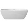 Deante Anemon Badewannen Acryl-Badewanne, freistehend, rechteckig - 150 cm KDM_015W