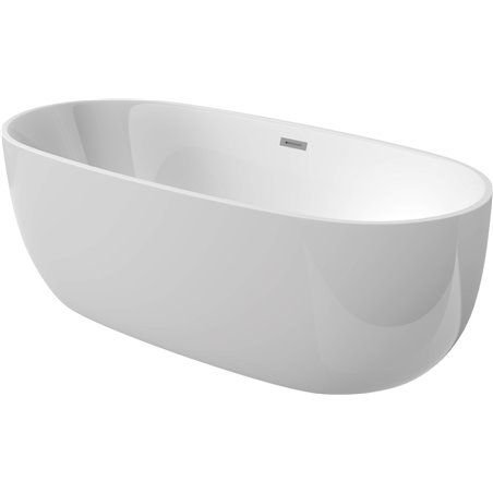 Deante Alpinia Badewannen Acryl-Badewanne, freistehend, oval - 150 cm KDU_015W