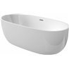 Deante Alpinia Badewannen Acryl-Badewanne, freistehend, oval - 150 cm KDU_015W