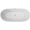 Deante Alpinia Badewannen Acryl-Badewanne, freistehend, oval - 150 cm KDU_015W