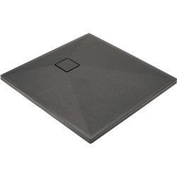 Zubehör-Deante Correo Badezimmer quadratische Granit-Duschtasse, 90x90 cm - KQR_T41B