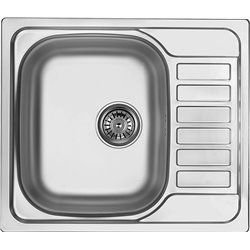 Küchenspülen & Spülbecken-Deante Soul Einbauspülen Stahlspülen Ausgussbecken, 1-Becken mit Abtropffläche ZEO_011A