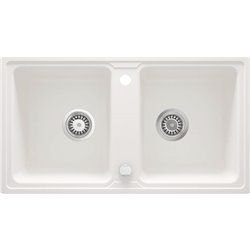 Küchenspülen & Spülbecken-Deante Zorba Granit-Einbauspülen, 2-Becken (Modell ZQZ_A203)