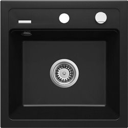 Küchenspülen & Spülbecken-Deante Zorba Granit Einbauspüle mit 1 Becken (ZQZ_N103)