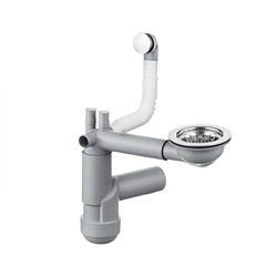 Küchenspülen & Spülbecken-Deante Space-Saver Lux Siphon - für Granitspülen - 1-Becken - ZXY_9917