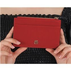 Taschen-Balantion Kibele Portemonnaie aus Echtleder in Rot