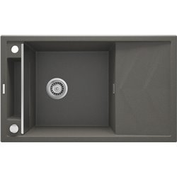 Küchenspülen & Spülbecken-Deante Magnetic Granit Einbauspüle, 1-Becken mit Abtropffläche - Modell ZRM_T113