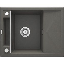 Küchenspülen & Spülbecken-Deante Magnetic Granit Einbauspülen - 1 Becken mit Abtropffläche ZRM_T11A