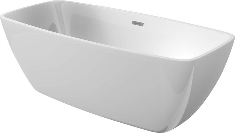 Deante Anemon Badewannen Acryl-Badewanne, freistehend, rechteckig - 150 cm KDM_015W