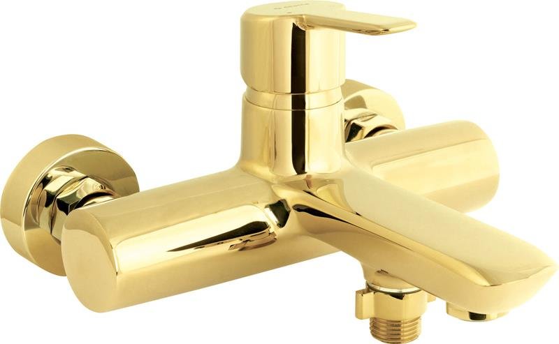 Deante Arnika Bad Wannenarmaturen Wand-Wannenarmatur-Gold