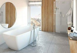 Frei stehende Badewannen sind der Inbegriff modernen Luxus.